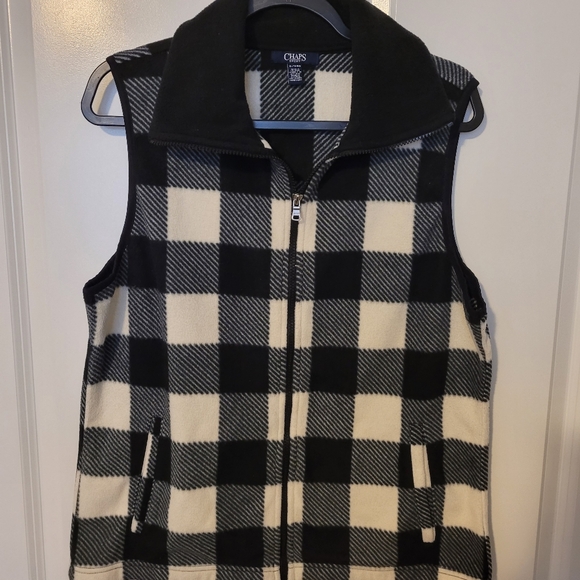 Chaps Fleece Women's Vest - Picture 2 of 7